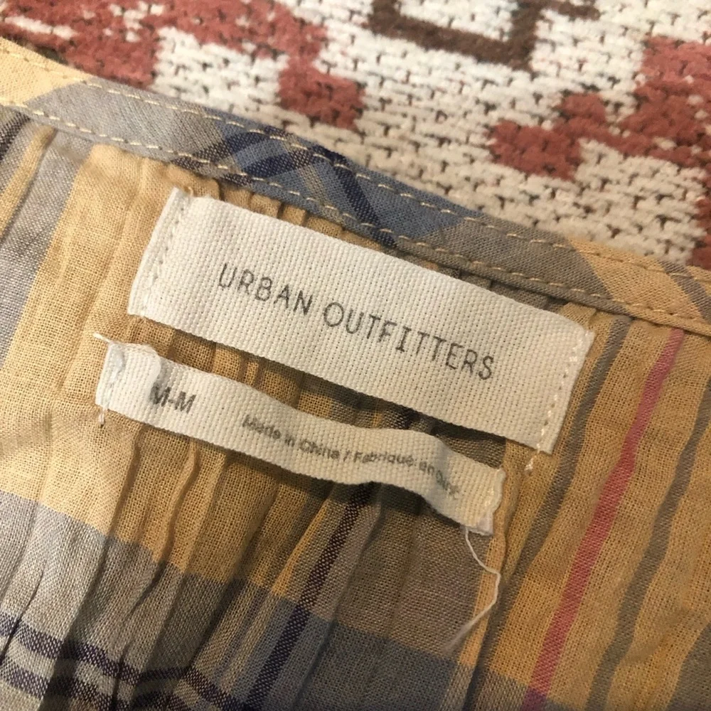 Urban Outfitters Plaid Button Tank Top - Picture 6 of 6
